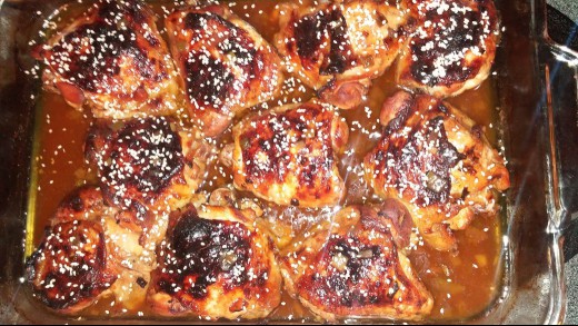 Korean Roast Chicken Thighs