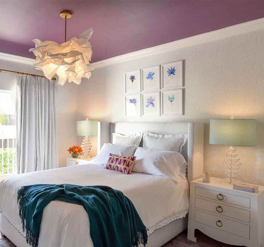 painted bedroom ceiling 
