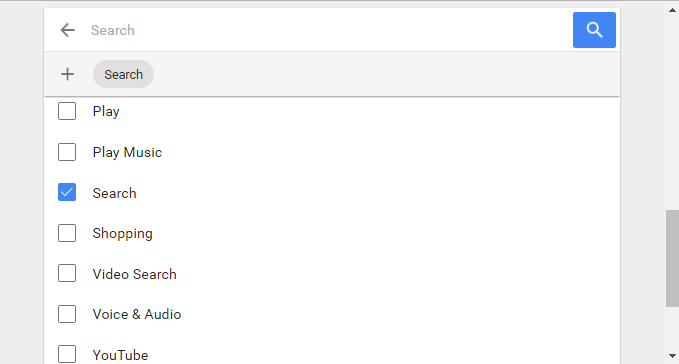 delete google history search