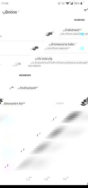 Disable Link Sharing Google Photos Android Members View 1