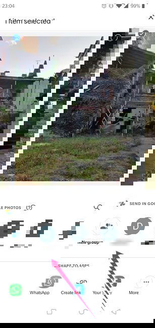 Disable Link Sharing Google Photos Android Share With No Link