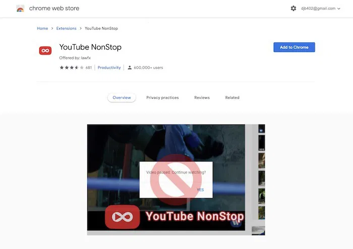 Disable Youtube Video Paused Add To Chrome