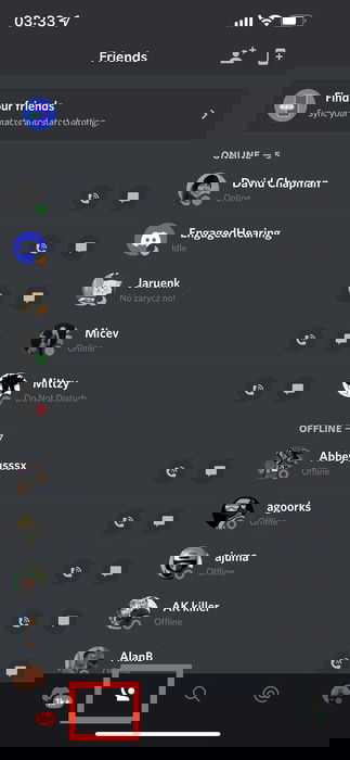 Discord Friends Ios