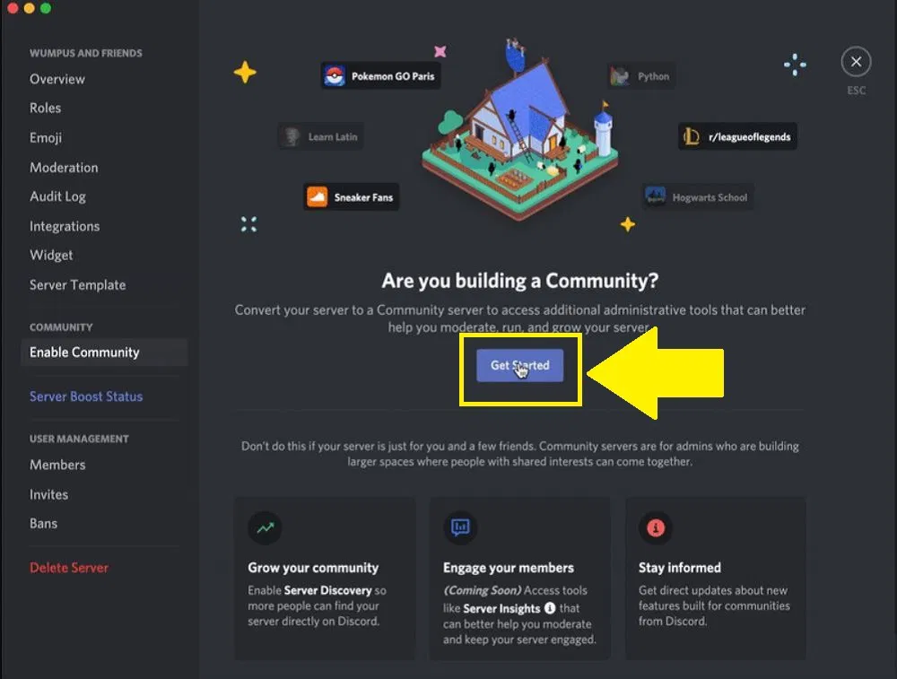 Discord Get Started