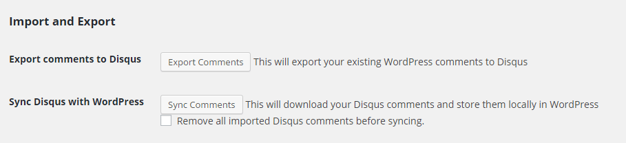 disqus-import-export disqus-import-export