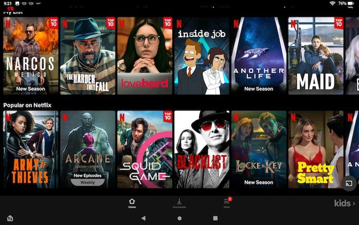 Download Netflix Content Offline Android Home