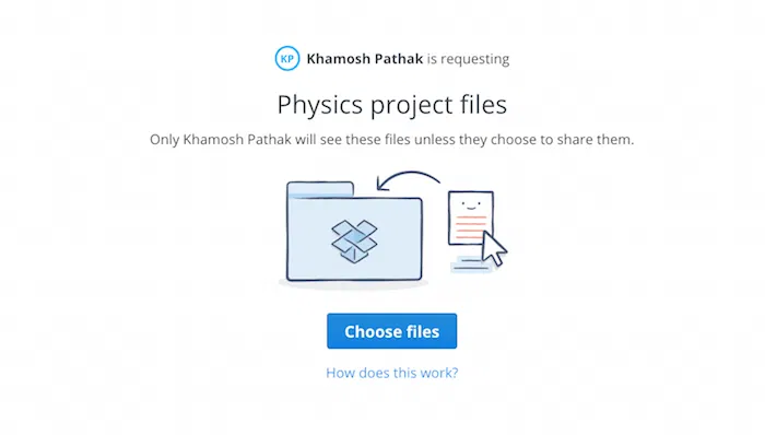 dropbox-request-link