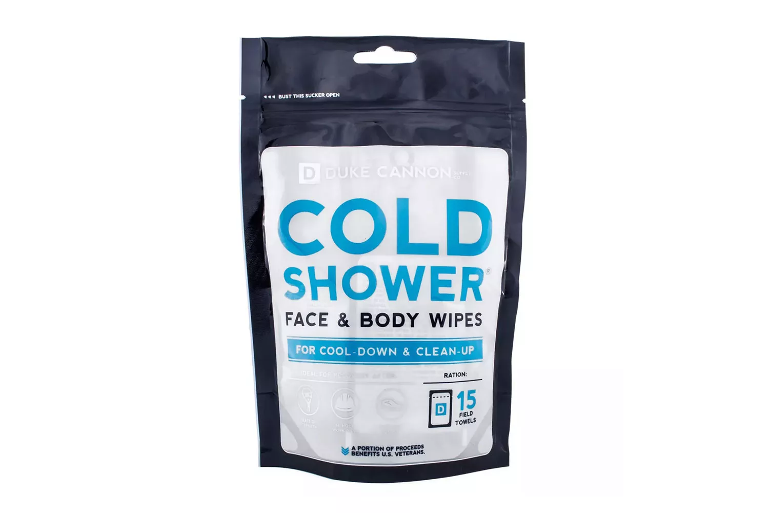 Duke Cannon Supply Co. Cold-Shower Cooling Field Towels Multipack Pouch