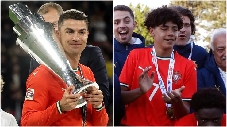 Cristiano Ronaldo’s legacy grows as Al-Nassr captain and his son both win trophies: Duo made history with double silverware for Portugal in 2025