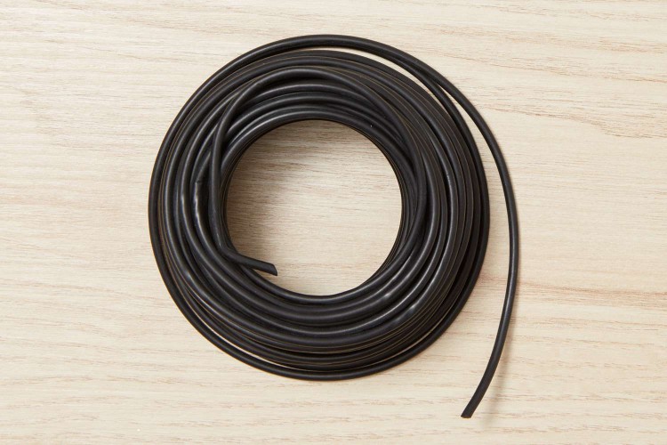 Black electrical wire