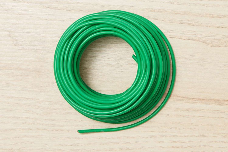 Green electrical wire