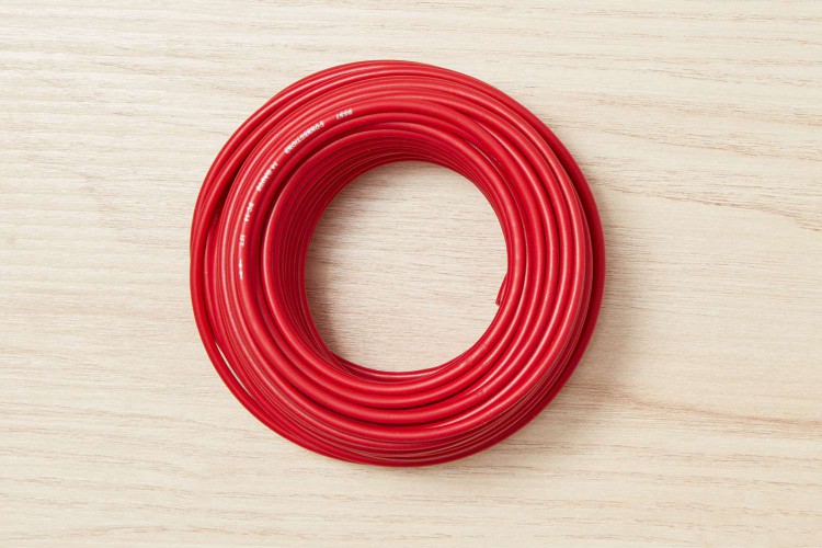 Red electrical wire