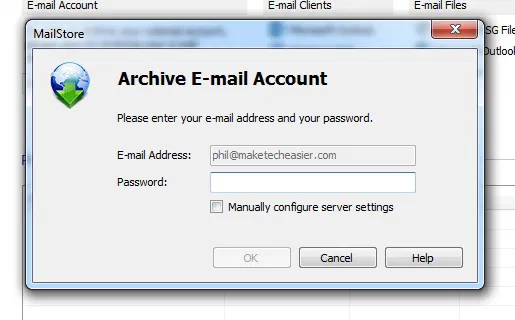 email-archive-mailstore-authorise-account