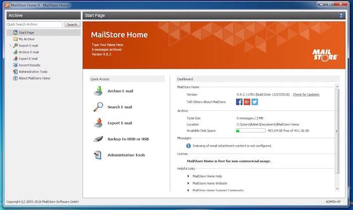 email-archive-mailstore-dashboard