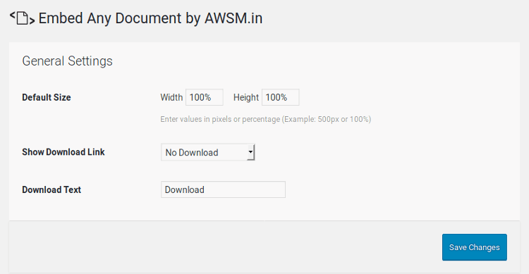 embed-doc-wordpress-settings