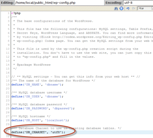 encoding-config