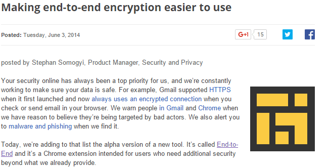 encrypt chrome-end-to-end