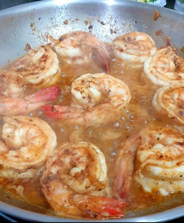 Dirty Shrimp in Butter-Beer Sauce