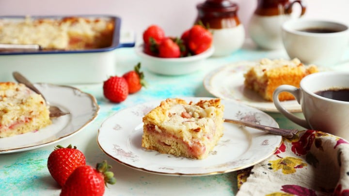 Strawberry Coffee Cake