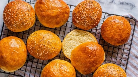 40 Minute Hamburger Buns