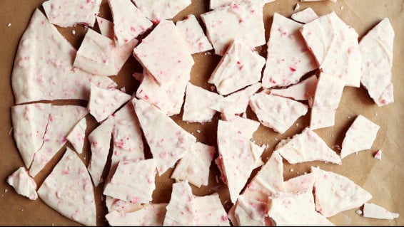 Peppermint Candy Cane Bark