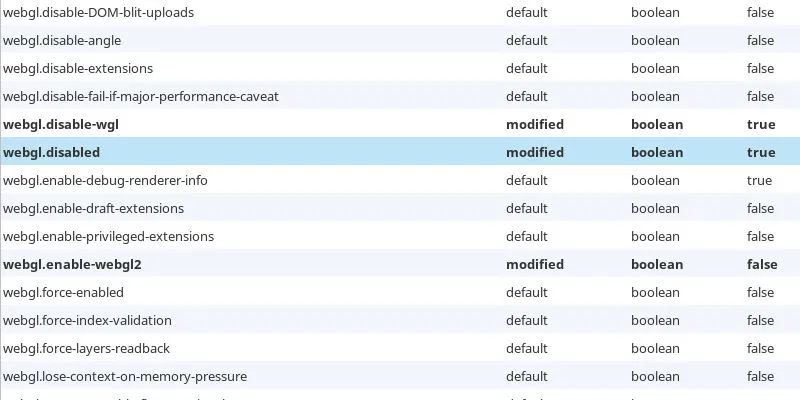 Firefox WebGL Firefox WebGL