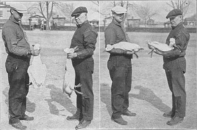 Methods of carrying ducks. Linked to larger image of figure 15.