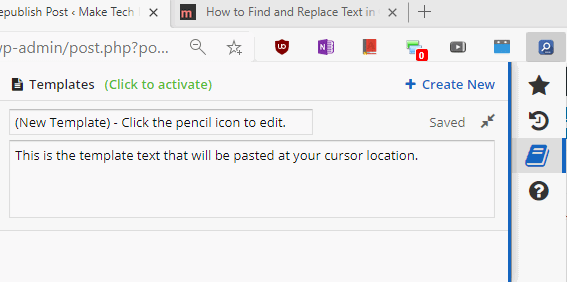 Find And Replace Text Chrome Template 1