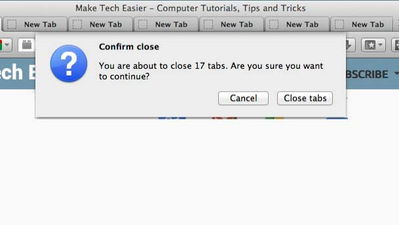How to Quickly Close Multiple Tabs in Browser