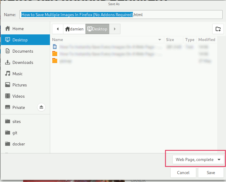 Firefox Save Complete Web Page Firefox Save Complete Web Page