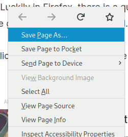 Firefox Save Page As Firefox Save Page As