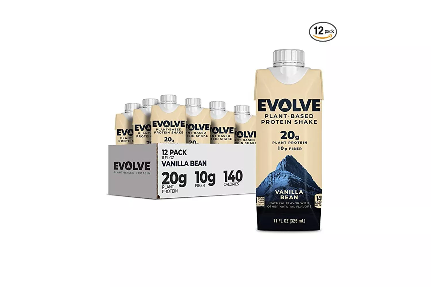 Evolve Plant-Based Protein Shake, Vanilla Bean