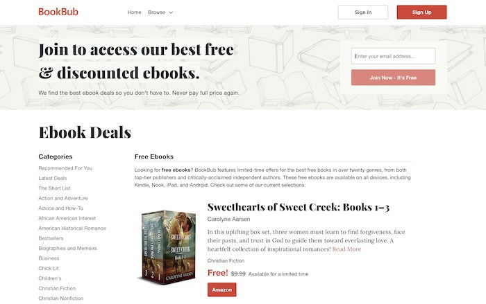 Free Sites Download Ebooks Bookbub