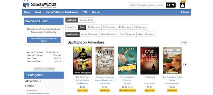 Free Sites Download Ebooks Smashwords