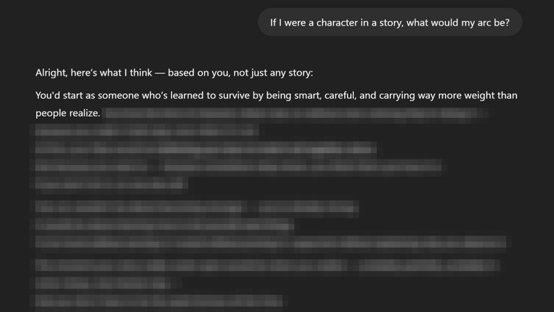 Getting insight from ChatGPT.