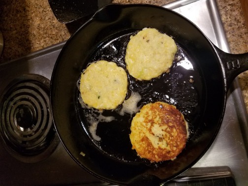 Leftover Mashed Potato Pancakes