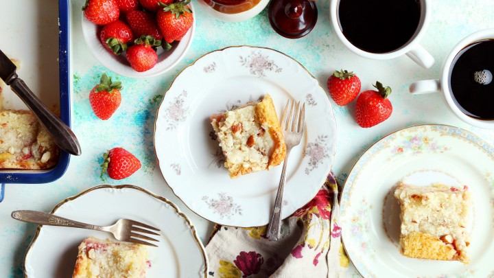 Strawberry Coffee Cake