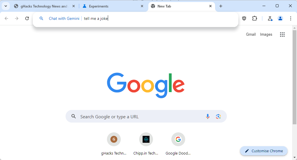 Gemini in Chrome