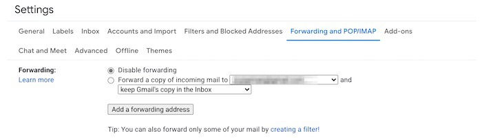 Gmail Account Security Tips Forwarding