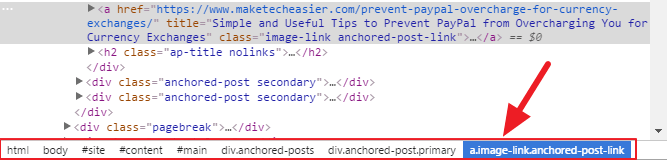 inspect-element-breadcrumb-trail2 google chrome inspect element breadcrumb trail
