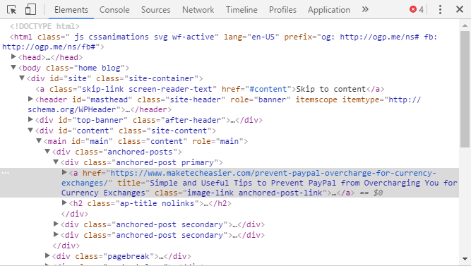 inspect-element-html-overview google chrome inspect element html overview