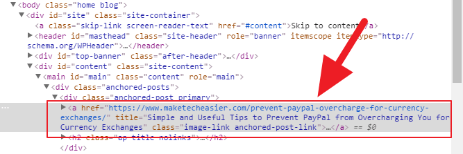 inspect-element-html-snippet google chrome inspect element html snippet
