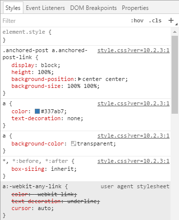 inspect-element-styles-pane google chrome inspect element styles pane