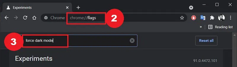 Google Docs Dark Mode Flags