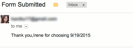 You should have the confirmation email.