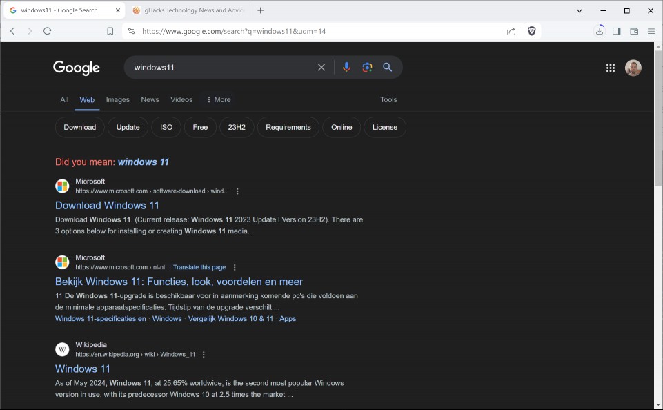 Google Search AI-Free