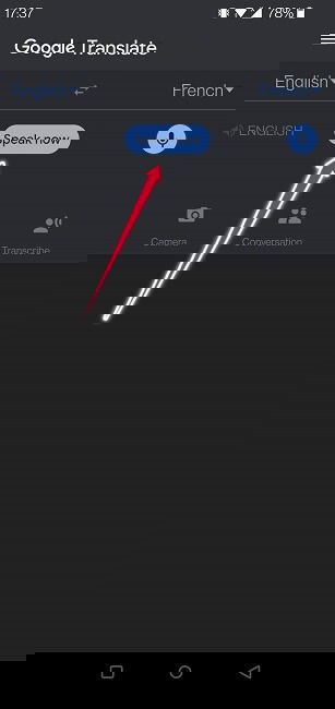 Google Translate Guide Mobile Speak Now