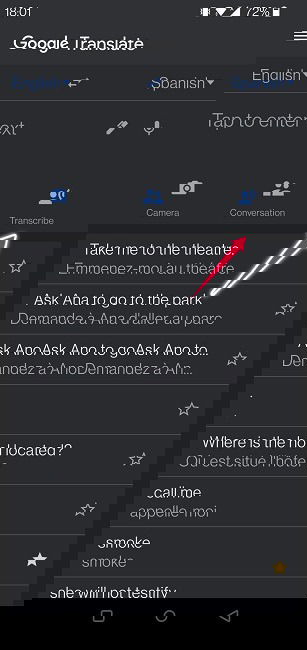 Google Translate Guide Mobile Transcribe
