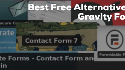 Best Free Alternatives to Gravity Forms for WordPress