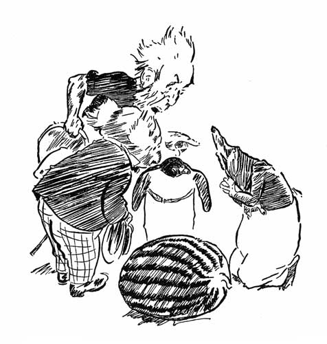 'You're a slaverin', quaverin', melon-carryin' nincompoop